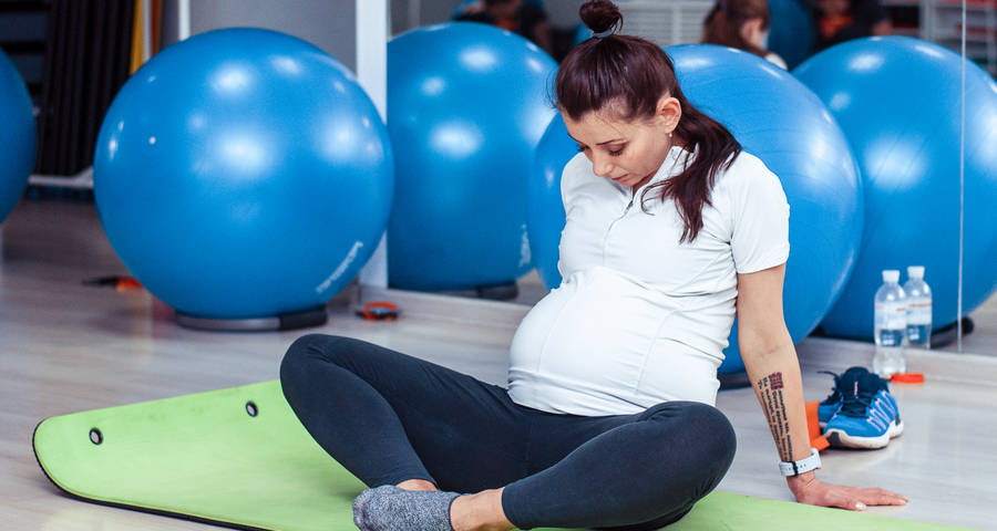 Занятия фитнесом для беременных